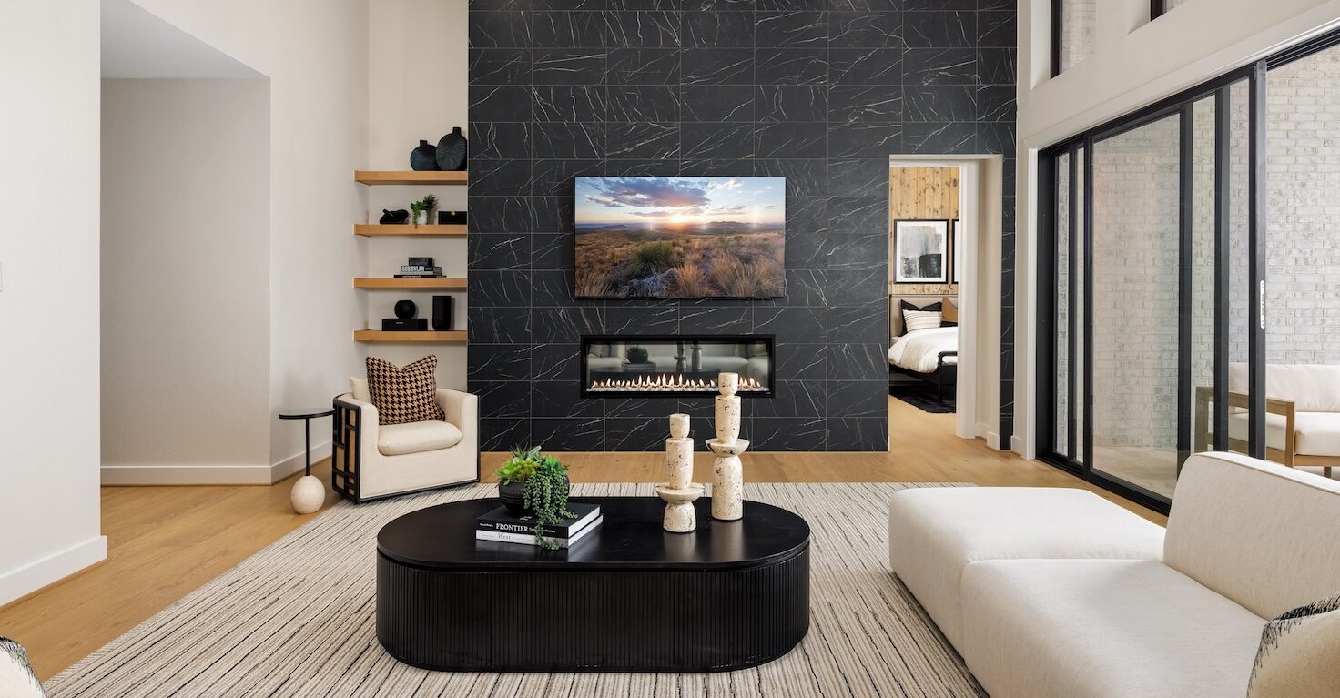 Contemporary accent wall design